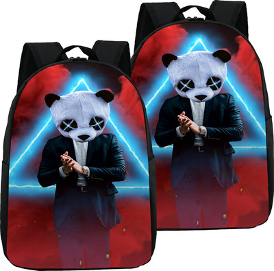 Shishtha A_PANDA-2PC_abc 30 L Backpack(Multicolor)