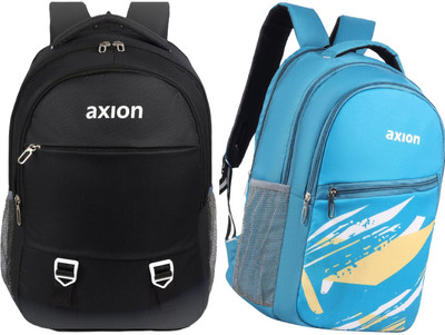 Axion Large 30L Backpack for Men Laptop Bags Women College School Waterproof Bagpack 30 L Backpack(Black, Green, Blue)