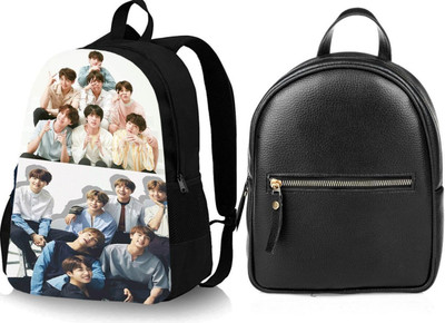 khatushyam collection A_DGTL-031_@@_1PC & backpack leather look black_22_abc 30 L Backpack(Black, Black)
