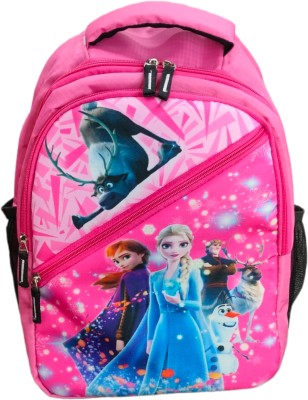 CAFIX Unisex Junior Kids School Bag Backpacks Cartoon/Boy/Girl/Baby/ (3-9 Years) 22 L Trolley Backpack(Pink)