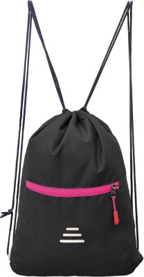 Cp Bigbasket 3-Bar-DS-Black-PinkZip_20 12 L Backpack(Black, Pink)