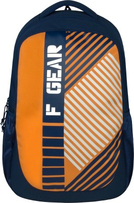 F GEAR Squad Navy Blue Orange 27 L Backpack(Blue, Orange)