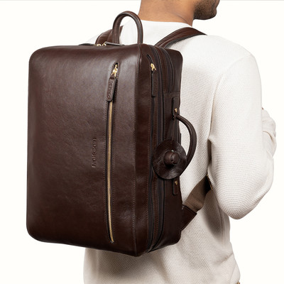 HIDESIGN PISCO 02 17 L Laptop Backpack(Brown)