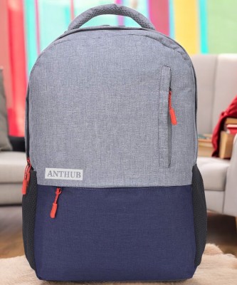 ANTHUB For Office/Business/Travel/College, Casual Bag For Men And Women(1032) 22 L Laptop Backpack(Grey, Blue)