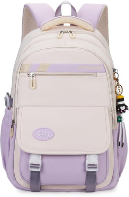 Highness Large 40 L Laptop Backpack Laptop Medium Waterproof Schoo/College Bag 40 L Backpack(Purple)
