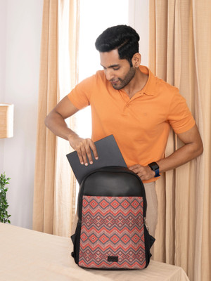 ZOUK Gwalior Weaves Statement Backpack 16.9 L Laptop Backpack(Multicolor)
