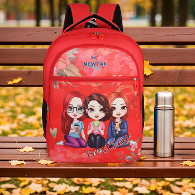 newtal Red School Backpack Bag 30 L Backpack(Pink)