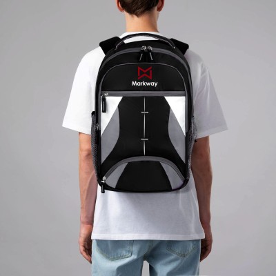 markway Medium 35 L Laptop Backpack EYMREX- Waterproof Bag for Men/ Women 35 L Backpack(Black)
