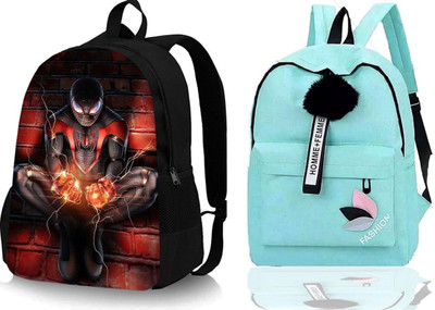 Shishtha A_DGTL-021 & FSHN_@@ GRN_1 PC_abc 30 L Backpack(Multicolor)