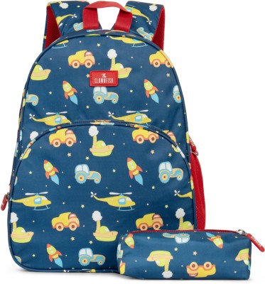 The CLOWNFISH Cosmic Critters 15 L Backpack(Blue)