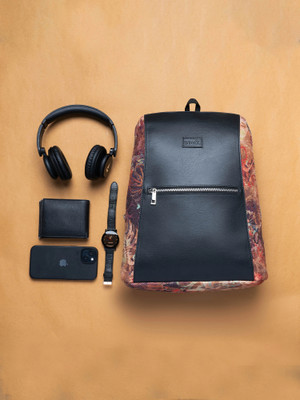 ZOUK FloLov Classic Daypack 15 L Backpack(Black)