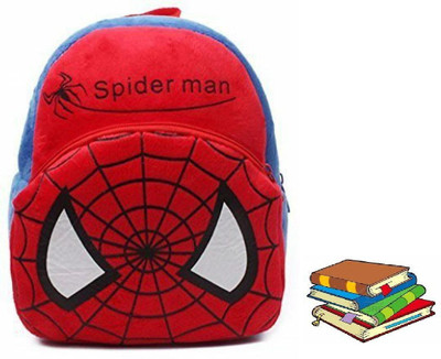 AMANVANI Red & Blue Soft Toy Bag 14 L Backpack(Red)