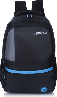 TRIPTO VALEX 30 L Laptop Backpack(Black, Grey)