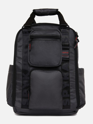 Spykar UABGAS013DARKGREY 20 L Backpack(Grey)