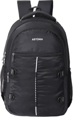 Astonia Fabric Backpack/Office Bag/School Bag/College Bag/Business Travel Bag 35 L Laptop Backpack(Black)