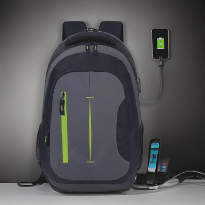 HouseOfCommon backpack bag laptop bag school backpag(18.4*14) 37.1 L Laptop Backpack(Black)