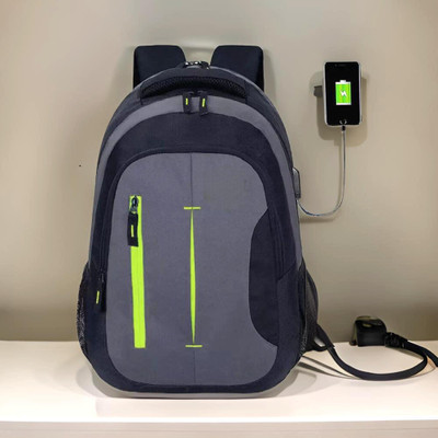 HouseOfCommon backpack bag laptop bag school backpag(18.4*14) 37.1 L Laptop Backpack(Black, Grey)
