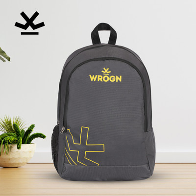 WROGN Laptop backpack spacy unisex backpack fits upto 14 Inches/college bag/school bag 32 L Laptop Backpack(Grey)