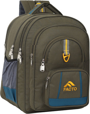 facto Large 70 L Backpack Stylish Waterproof School bag 6th to 10th Class 70 L Backpack(Green)