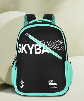 SKYBAGS Atlas-E Casual Printed School Bag For Girls And Boys 23 L Backpack(Black)
