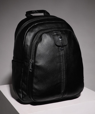 French Accent Zip-Front Curve Mini Backpack - Black 16 L Backpack(Black)