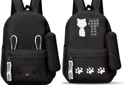 khatushyam collection A_BLK_- BN_-1_6 & PNJ__@ BLK--1_abc 30 L Backpack(Black, Black)