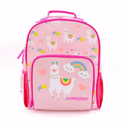 Scoobies Llama Glow in the dark Bag 14” 12 L Backpack(Pink)