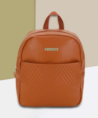 Caprese LEO BACKPACK MEDIUM (E) TAN 0.29 L Backpack(Tan)