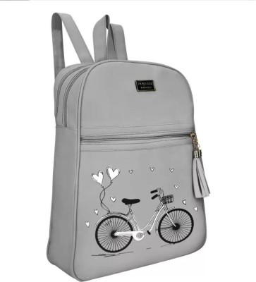 EVOLIC Trendy fashionable ladies&women backpack Backpack 15 L Backpack 15 L Backpack(Grey)