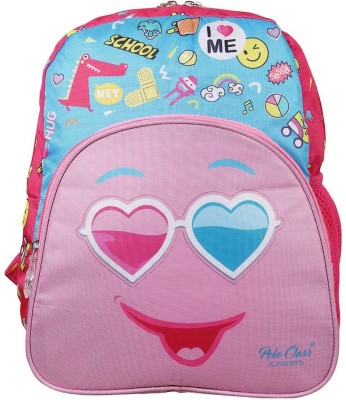 POLO CLASS Junior School Bag With Premium Digital Print-Pink 14 L Backpack(Pink)