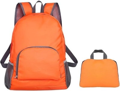 SYGA Travel Foldable Backpack Waterproof Stay Clean Traveling, Outdoor Activities 15 L Backpack(Orange)