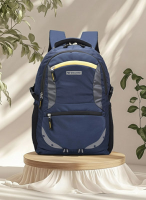 Wellfire Waterproof Laptop Backpack for Travel, College & Office Large Capacity 35 L Laptop Backpack(Blue)