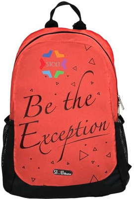 STOLT BOLT Daypack | Exception Quote| Stylish & Comfortable for Office, School 30 L Backpack(Multicolor)