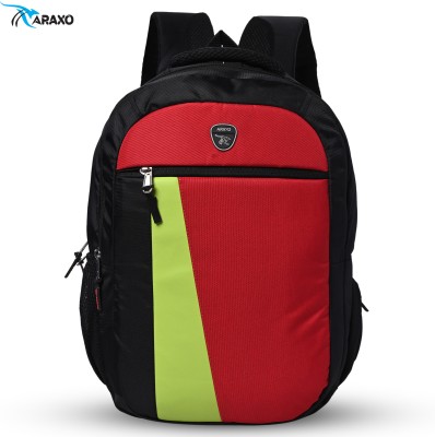 Araxo UNISEX BACKPACK BAG 28 L Laptop Backpack(Black, Red, Blue)