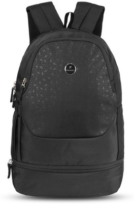Priority Travel / College / Office Backpack 27 L Laptop Backpack(Black)