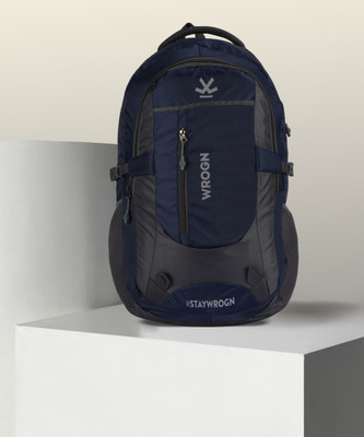 WROGN spacy unisex backpack fits upto 16 Inches/college bag/school bag 55 L Backpack(Blue, Grey)