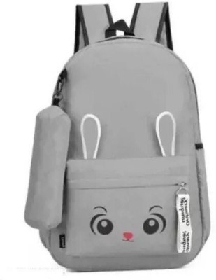 anu fashion Stylish Trendy Cute School, College, Office Backpack for Girls\Women 10 L Backpack(Grey)