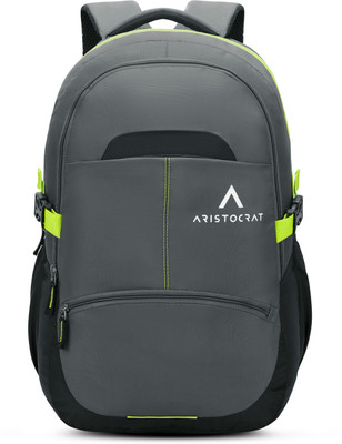 ARISTOCRAT Charge Laptop Backpack, 32L With Multiple Utility Pockets & Rain Cover - Grey 32 L Laptop Backpack(Grey)