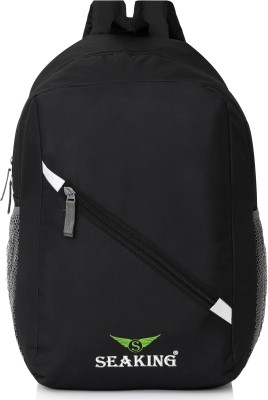 SEAKING Backpack for boys/girls college bags men bags 20 L Backpack(Black)