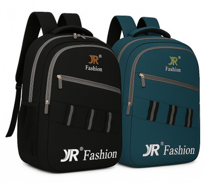 jir fashion Combo Stylish Backpacks for Travel, Work & School College Pack of 2 Sets 30 L Laptop Backpack(Red, Blue)