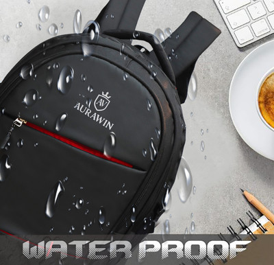 aurawin 04 Compartment With 05 Pocket 35 L Laptop Backpack(Black)