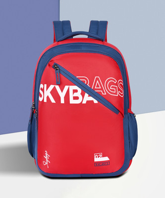 SKYBAGS Medium 23 L Backpack At-E Casual Printed School Bag For Girls And Boys (Red) For Rs. 419 @ 80 %