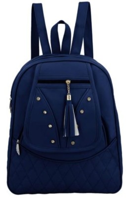 A2Z CREATIONS Small 12 L Fashionable new embroidery looking backpack 12 L Backpack(Blue)