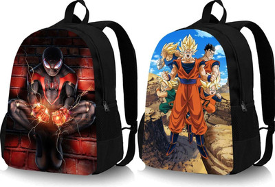 Shishtha A_DGTL-021 & GOKU_@@_5_abc 30 L Backpack(Multicolor, Black)
