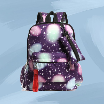 Nariox Women Boys Girls/Office School College Teens 15 L Laptop Backpack(Purple)