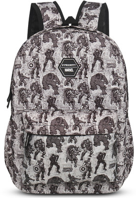 Priority Polyester Rockstar 055 Printed College 22 L Backpack(Black)