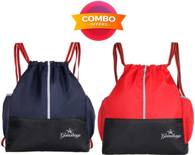 geems DRAWSTRING BAG 30 L Laptop Backpack(Red)