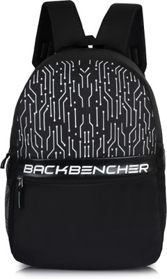 Talon Backbencher single Compartment School & College Backpack Stylish Printed Bags 25 L Backpack(Black)