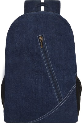 DENIM DOTS Denim - Unisex 22 L Laptop Backpack(Blue)