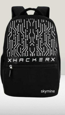 Skymine Stylish Circuit Design Laptop Bag for Coders, Gamers & Tech Enthusiasts 30 L Backpack(Black)